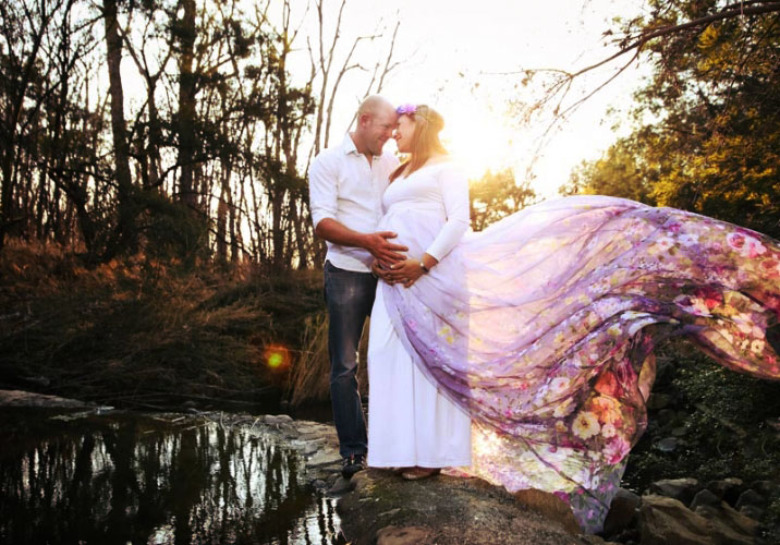 creative maternity photography ideas