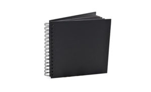 Hardcover Black Photobook Spiral Bound 8x10 inch