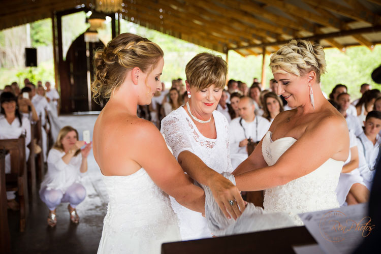 lesbian couple wedding